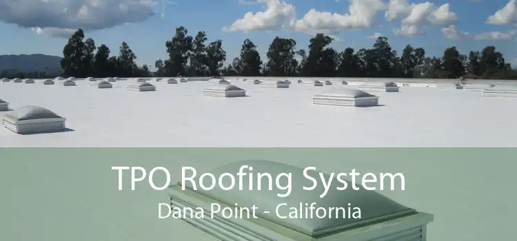 TPO Roofing System Dana Point - California